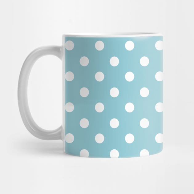 Baby Blue Polka Dot by epiclovedesigns